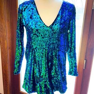 Charlotte Russe sequin Romper
